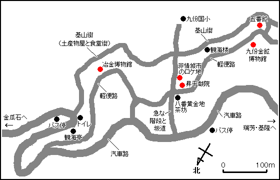 Map of Jioufen