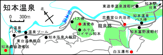 知本温泉 地図