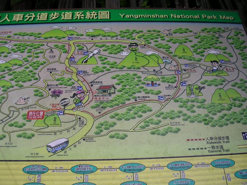 陽明山　地図